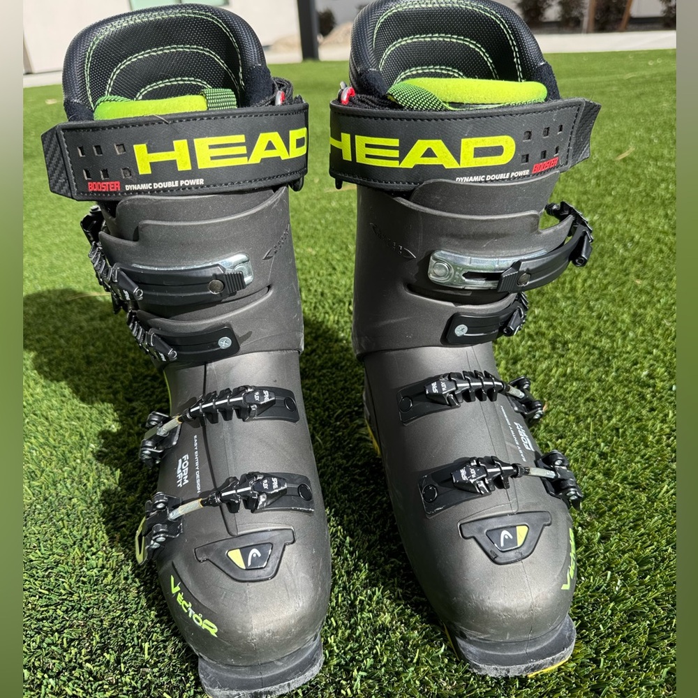 Mondo 25 & 25.5 Men's HEAD Vector All Mountain Ski Boots Stiff Flex - Picture 4 of 11